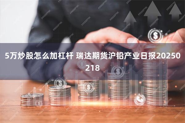 5万炒股怎么加杠杆 瑞达期货沪铅产业日报20250218